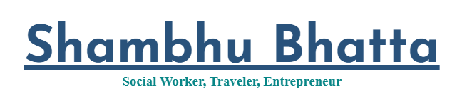 Shambhu Bhatta - Entrepreneur & Social Worker